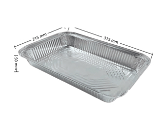 EM-RE315 Silver Foil Container